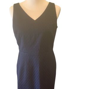 Tommy Hilfiger Dress Womens Sz 8 Sleeveless Midi Shift Back Zipper